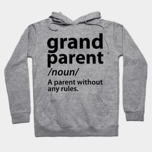 Grandad Grandparent Definition funny Saying Quote Hoodie
